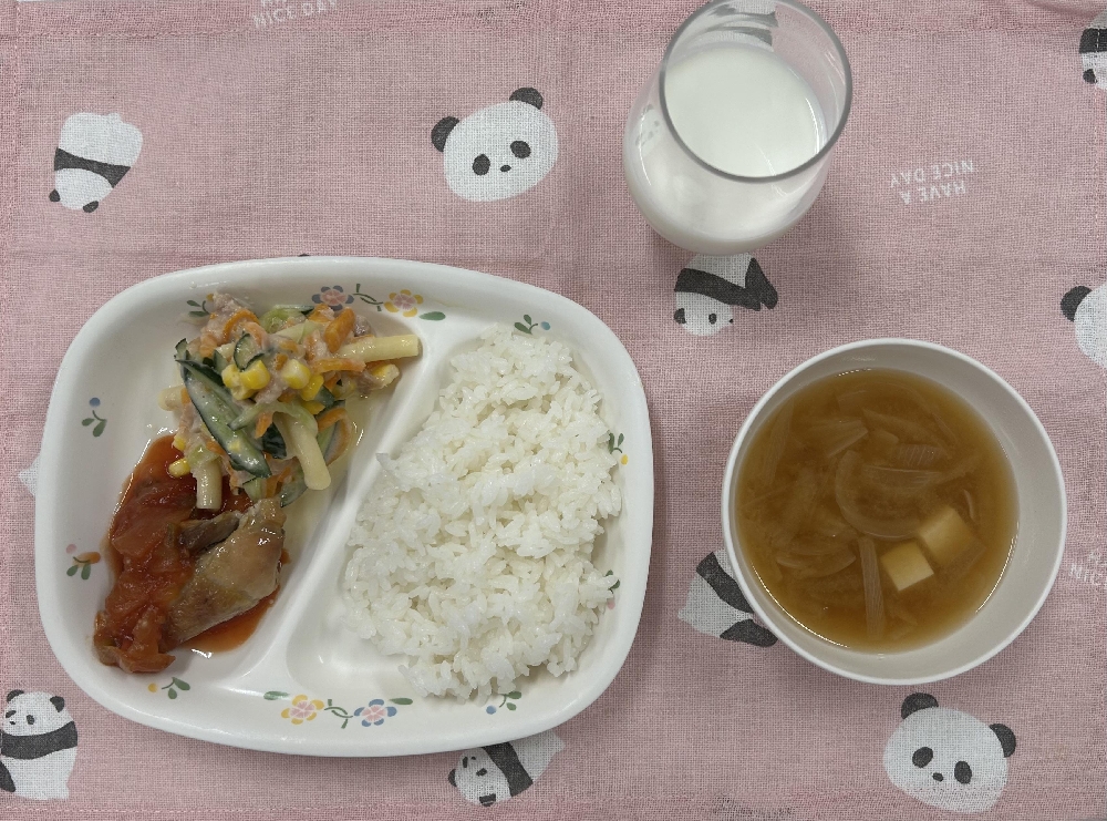 ８月２７日　給食、