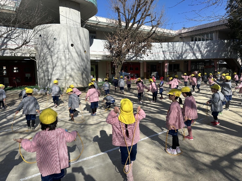 寒さに負けない！縄跳び体操！4歳児