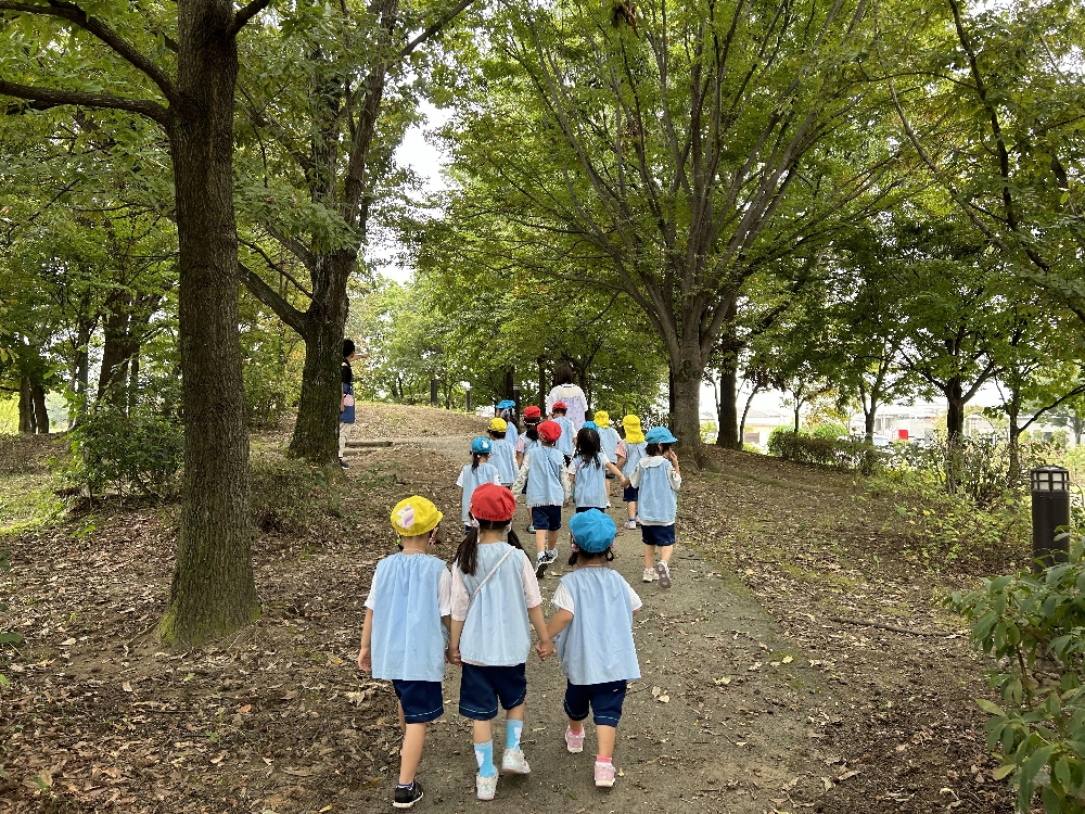 どんぐり拾いへ行ってきました！